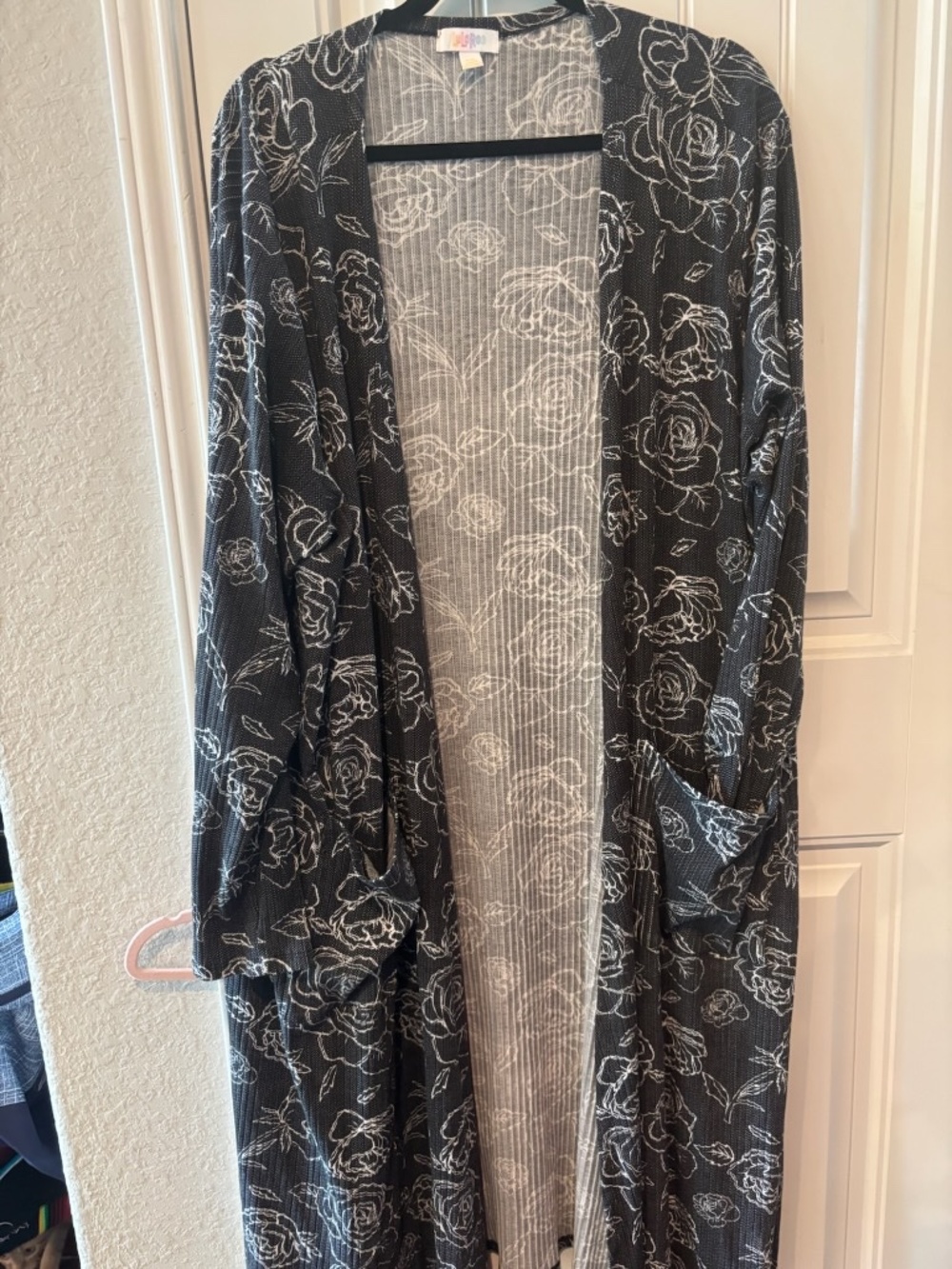 Maxi length kimono